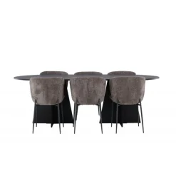 Spisebordssæt Bootcut med stole Modesto