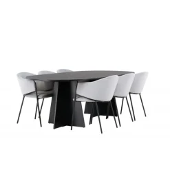 Spisebordssæt Bootcut med Evelina stole