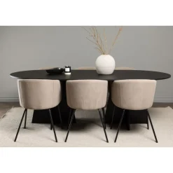 Spisebordssæt Bootcut med Spisebordsstole Berit