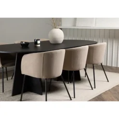 Spisebordssæt Bootcut med Spisebordsstole Berit