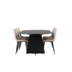 Spisebordssæt Bootcut med Polar stole