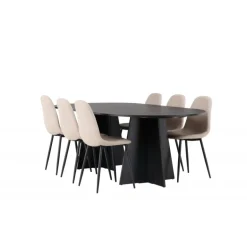 Spisebordssæt Bootcut med Polar stole