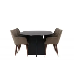 Spisebordssæt Bootcut med stole fra Tomorrow