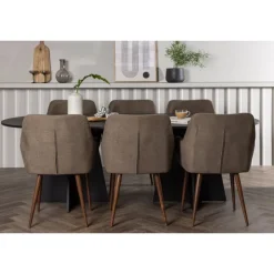 Spisebordssæt Bootcut med stole fra Tomorrow