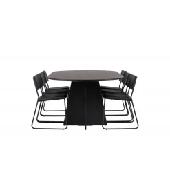 Spisebordssæt Bootcut med Spisebordsstole Kenth