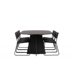 Spisebordssæt Bootcut med Spisebordsstole Kenth