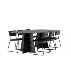 Spisebordssæt Bootcut med Spisebordsstole Kenth