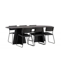 Spisebordssæt Bootcut med Spisebordsstole Kenth