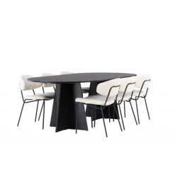 Spisebordssæt Bootcut med stole Chico