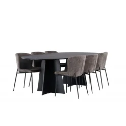 Spisebordssæt Bootcut med Modesto stole