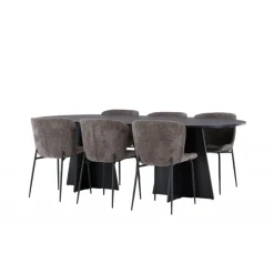 Spisebordssæt Bootcut med Modesto stole