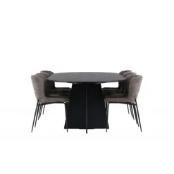 Spisebordssæt Bootcut med Modesto stole