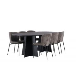 Spisebordssæt Bootcut med Modesto stole