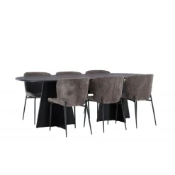 Spisebordssæt Bootcut med Modesto stole