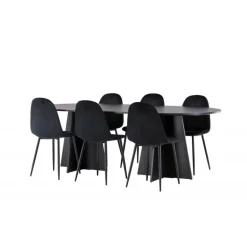 Spisebordssæt Bootcut med Spisebordsstole Polar