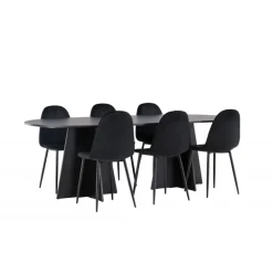 Spisebordssæt Bootcut med Spisebordsstole Polar