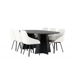 Spisebordssæt Bootcut med stole Rosie