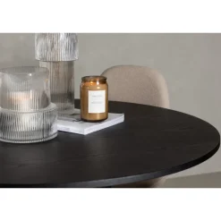 Spisebordssæt Bootcut med stole Polar - Beige og Sort