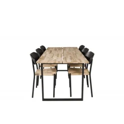 Spisebordssæt Cirebon med Spisebordsstole Polly