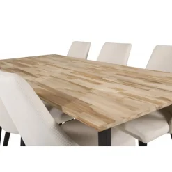 Spisebordssæt Cirebon med Spisebordsstole Leone