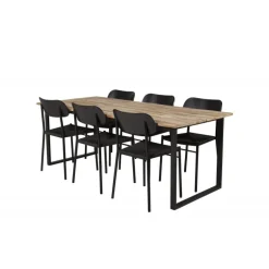 Spisebordssæt Cirebon med Spisebordsstole Polly