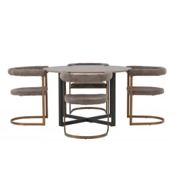 Spisebordssæt Durango med stolene Morning