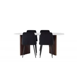 Spisebordssæt Gronvik med stole Night