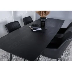 Spisebordssæt Guld med Spisebordsstole Komfort