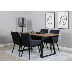 Spisebordssæt Inca med Spisebordsstole Comfort