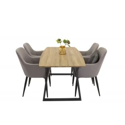 Spisebordssæt Inca med Spisebordsstole Comfort