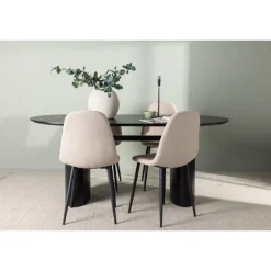 Spisebordssæt Isolde med stole Polar