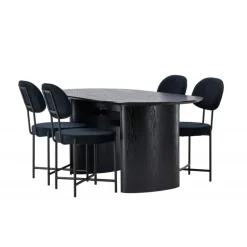 Spisebordssæt Isolde med stole Stella