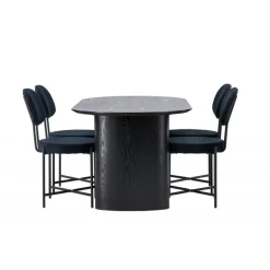 Spisebordssæt Isolde med stole Stella