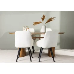 Spisebordssæt Isolde med stole Rosie