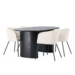 Spisebordssæt Isolde med stole Berit