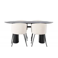 Spisebordssæt Isolde med stole Berit