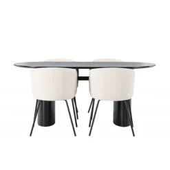 Spisebordssæt Isolde med stole Berit