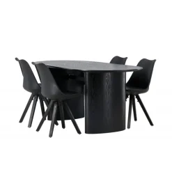 Spisebordssæt Isolde med stole Zeno