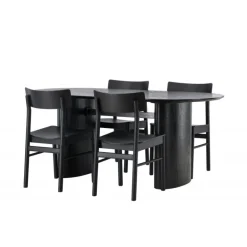 Spisebordssæt Isolde med stolene Montros