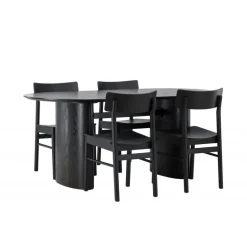 Spisebordssæt Isolde med stolene Montros