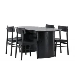 Spisebordssæt Isolde med stolene Montros