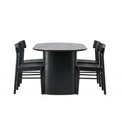 Spisebordssæt Isolde med stolene Montros