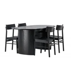 Spisebordssæt Isolde med stolene Montros