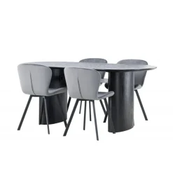 Spisebordssæt Isolde med stole Lilja