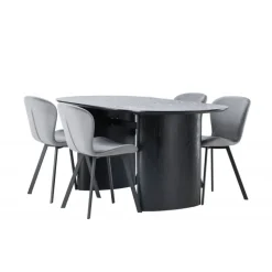 Spisebordssæt Isolde med stole Lilja