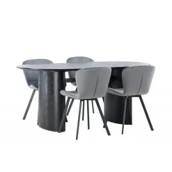 Spisebordssæt Isolde med stole Lilja