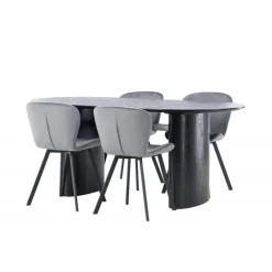 Spisebordssæt Isolde med stole Lilja