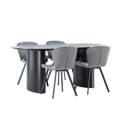 Spisebordssæt Isolde med stole Lilja