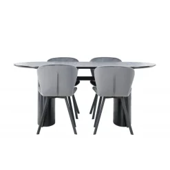 Spisebordssæt Isolde med stole Lilja