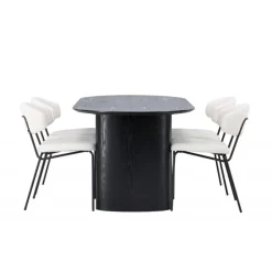 Spisebordssæt Isolde med stole Chico